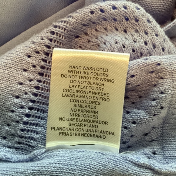 Gibson Latimer Ladies Pullover Lightweight Sweater Lavender Size L - Picture 5 of 6